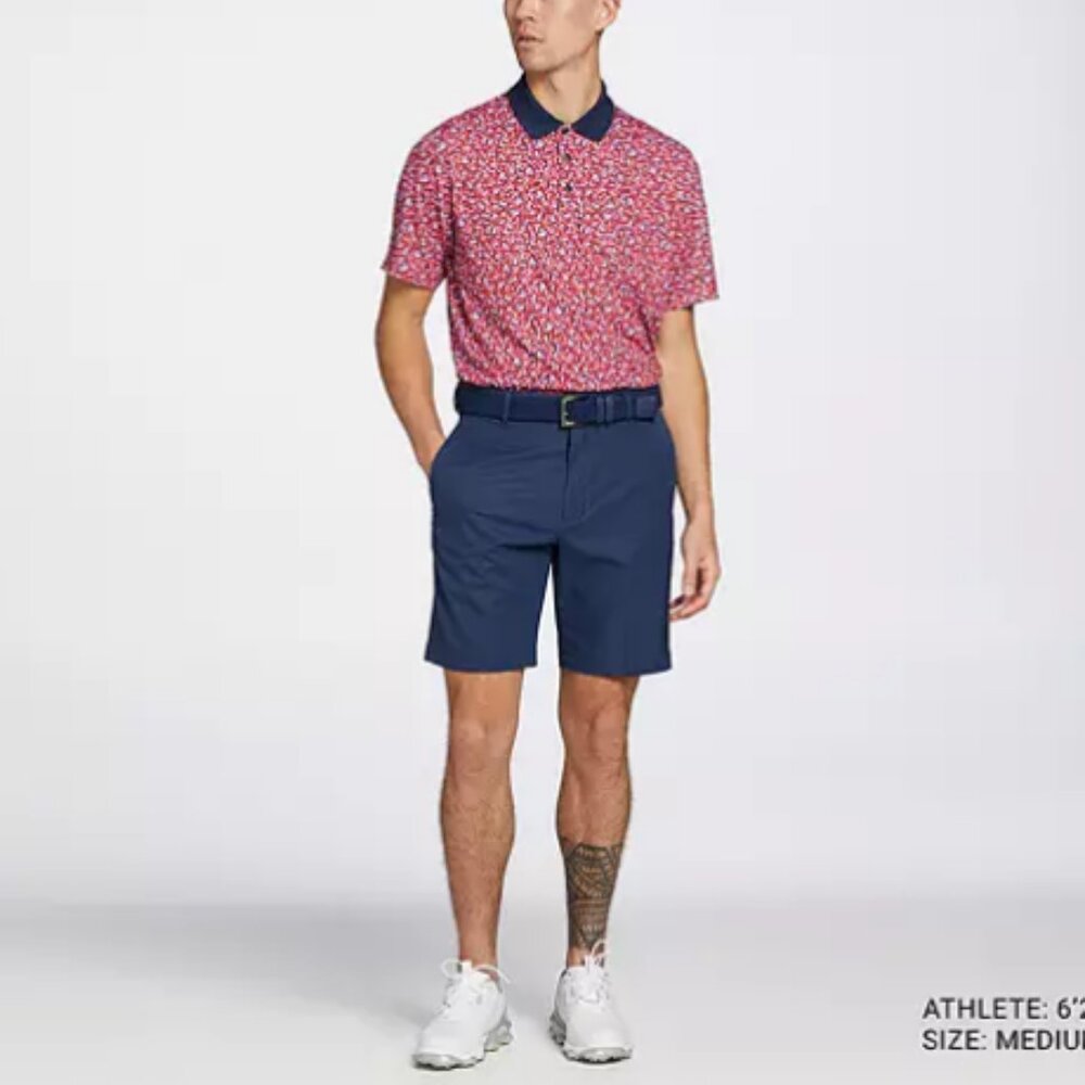 Walter Hagen Men's Performance 11 USA Fashion Golf Polo